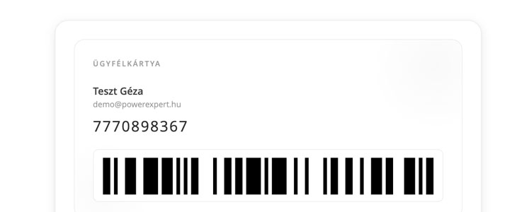 Vonalkódos ügyfélkártya, akár a telefonban, Google Walletben