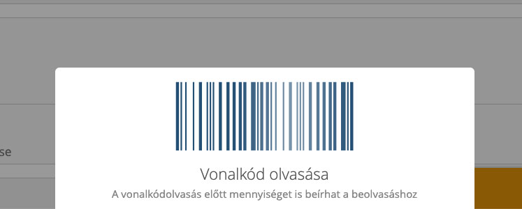 Gyorsabb vonalkódos tételfelvitel